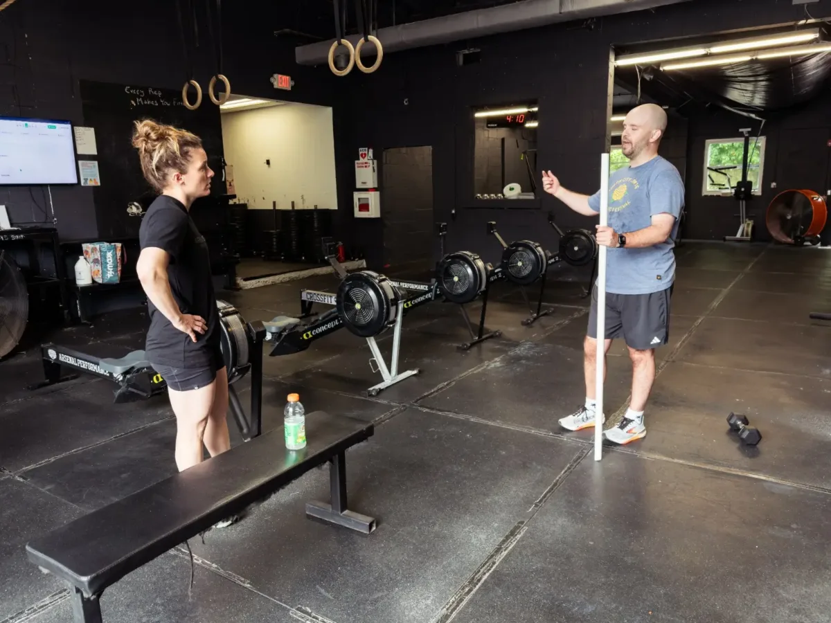 Personal Training session at Arsenal Performance gym in Watertown, MA